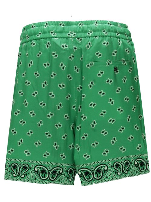 Shorts with paisley print PALM ANGELS | PMCB034S24FAB0055555